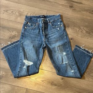 Gap Distressed Blue Jeans